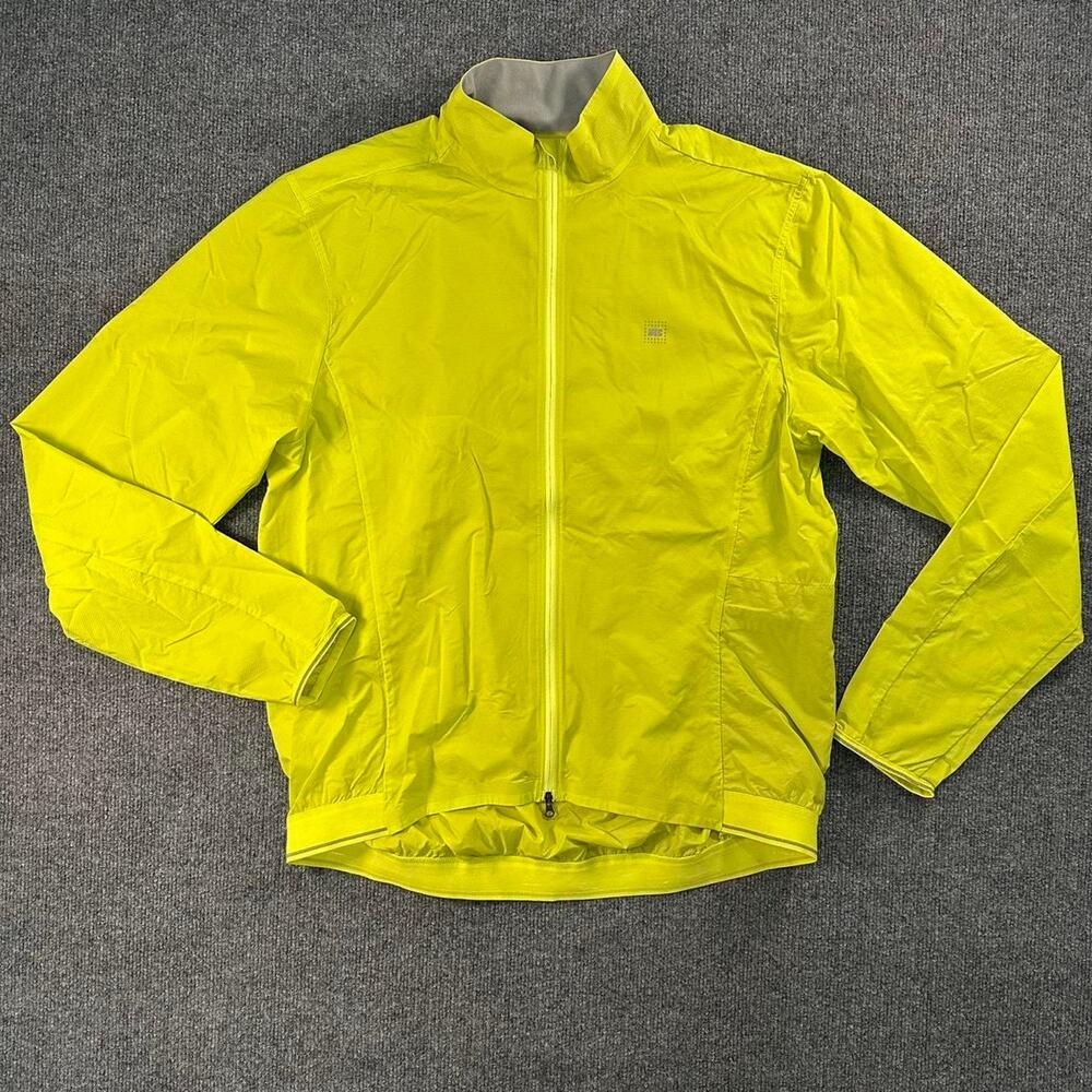 MEC Mens Zero Weight Core Light Cycling Jacket Activewear Full Zip Windbreaker L